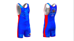 Dámský wrestlingový dres – modrý