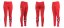 leginy hvezda SOKOL MAXICKY red