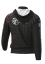 HOODIE MIT REISSVERSCHLUSS UND KAPUZE ,,STRIKER,, - GRÖSSEN FÜR ERWACHSENE: XL