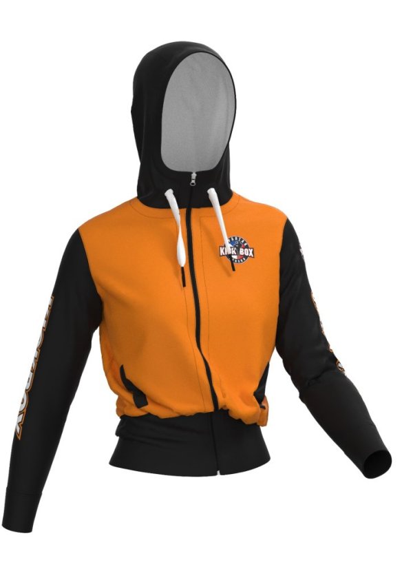 DÁMSKÁ MIKINA SUBLIMOVANÁ „SPARTAK KICKBOX NÝRSKO II" - VELIKOSTI: XS