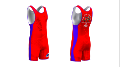 Dámský wrestlingový dres – červený