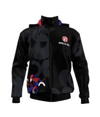 1203 mikina s kapuci SOKOL MAXICKY black f